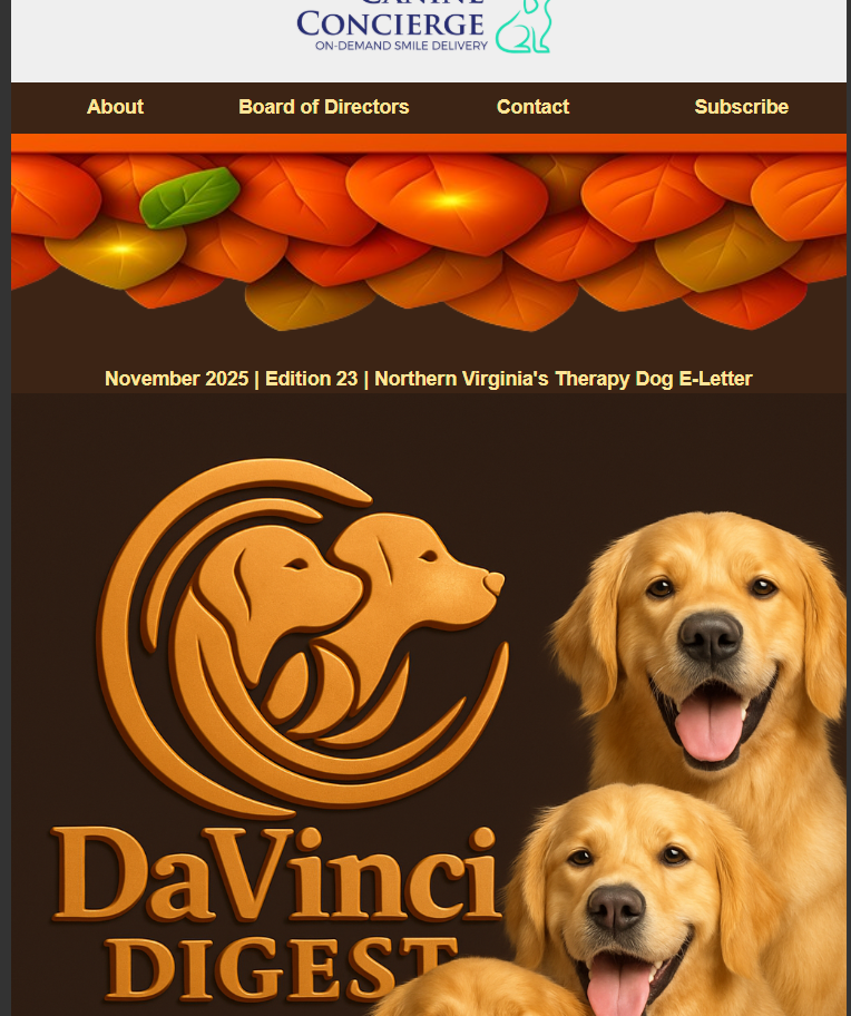 November 2025 DaVinci Digest Cover