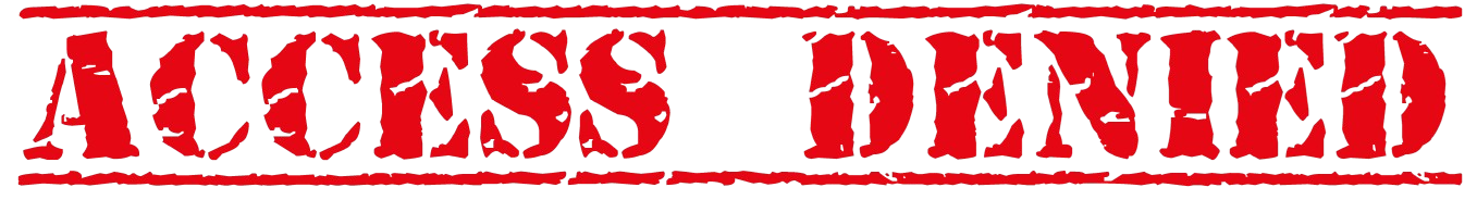 Access Denied logo Access Denied logo
