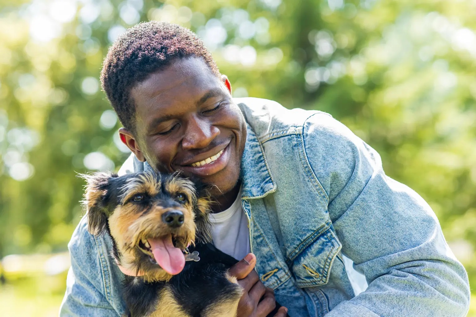 New York Post Lifestyle Man and Dog Photo