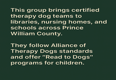 Manassas Therapy Dogs Manassas Therapy Dogs