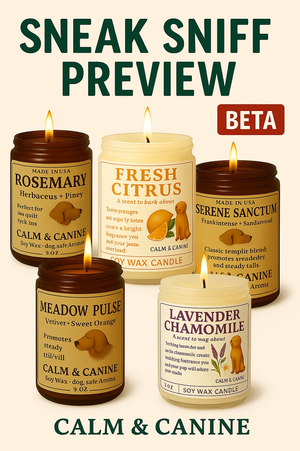 Calm & Canine Sneak Sniff Preview