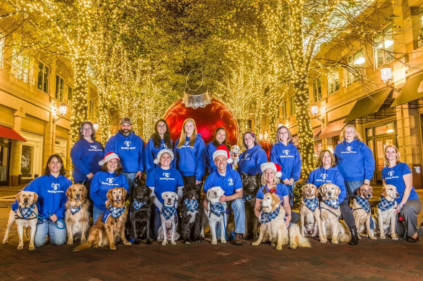 Heeling House group holiday photo