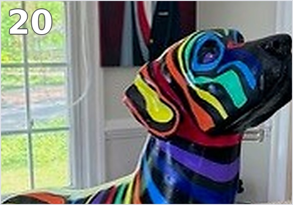 Art Unleashed statue 20: Zebrador Retriever