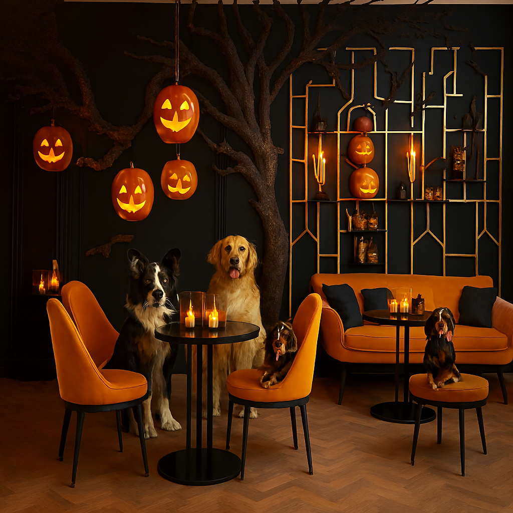 Halloween Cafe with the Dogs