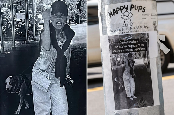 NYC Dog Poop Woman