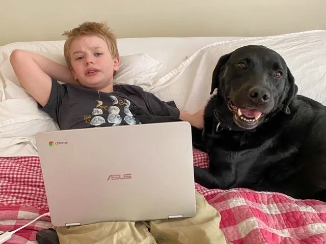 Service Dog with Client